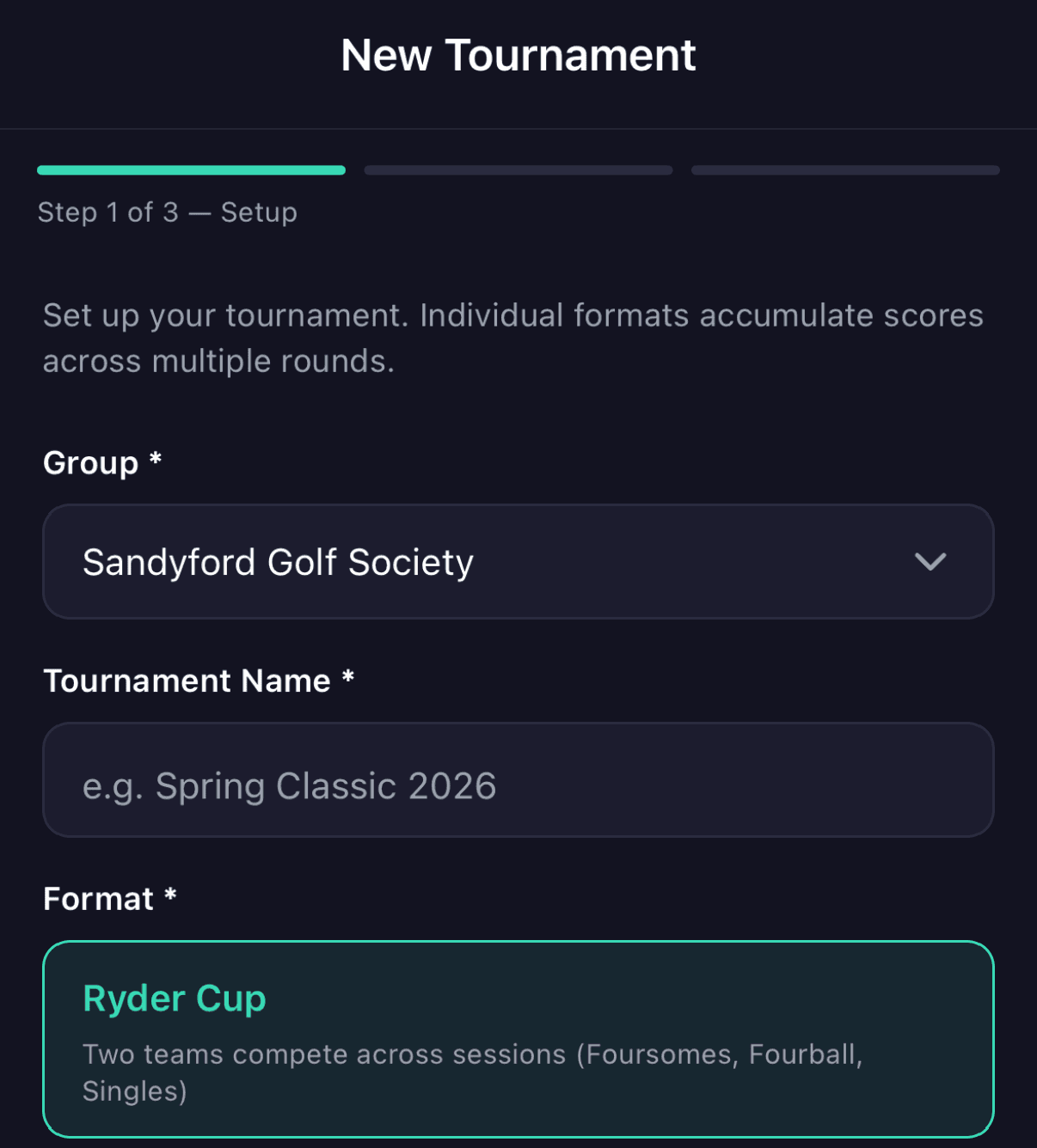 Trip Tournaments